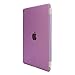 BESDATA Smart Cover,Case for 2014 Apple iPad Air 2, Ultra Thin Magnetic Smart Cover & Translucent Back Case with Auto Wake/Sleep + Screen Protector + Cleaning Cloth + Stylus, Purple