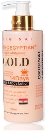 Pure Egyptian Magic Whitening Gold Lotion - 14 Days with Glutathione 300ml  price in UAE | Amazon UAE