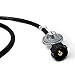 Gas One Propane Regulator and Hose 4 ft for LP/LPG Most LP/LPG Gas Grill, Heater and Fire Pit Table, Fit Type POL, 3/8