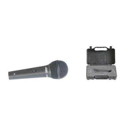Audio2000s ADM1064B Professional Cardioid Dynamic Microphone With 16 ft. Detachable Cable - Black Metal