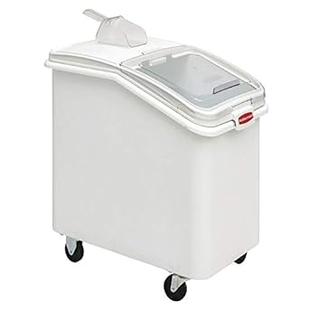 Rubbermaid ProSave 31 L de plástico blanco ingrediente Bin ...