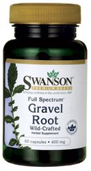 Swanson Full Spectrum Wildcrafted Gravel Root 400 mg 60 Caps