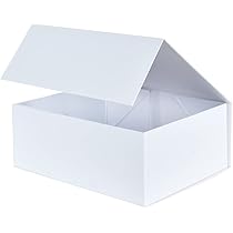 Amazon.com: BEISHIDA White Gift Box 11 X 9 X 4.4inch, Gift