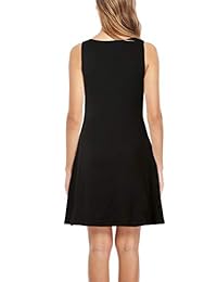 Fantastic Zone Vestido de verano para mujer, casual, con bolsillos, suelto