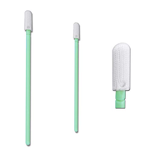 100pcs 2.75″ Cleanroom Lint Free Polyester Swab Cleaning for Precision Equipment Gun，Optical Lens/PCB/BGA/Electronics CK-PS758 (100)