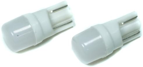 Kolite 2 Pcs 1W SMD 1 LED High Power Wedge T10 Replacement Car Bulbs 100 Lumen 194 168 501 W5W 12V Cool White 6000K