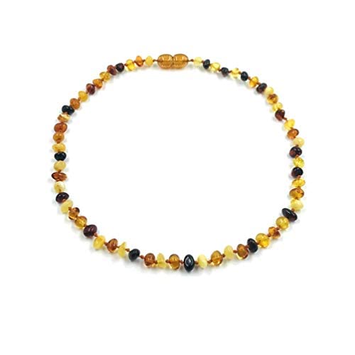 Natural Baltic Amber Necklace - Genuine Amber Beads Jewelry - Amber Beads -33cm Unisex