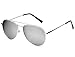 LUENX Aviator Sunglasses Men Women Polarized UV400 Metal Frame 60MM