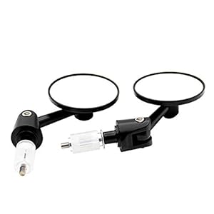 Camisin Motorfiets Universele Achteruitrijcamera 3 “Handvat Bar End 7/8 “Spiegels Stuur Spiegel voor Motorfiets