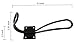 12 Pieces Black Big Wall Mounted Rustic Hook Robe Hooks Double Coat Hangers and 50 Pieces Screws for Rack Hanging Wire Hook Decorative Holder Heavy Duty Metal Door Storage Closet