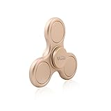 Uharbour ElitePro Prime Anti Stress Hand Toy Fidget Tri-Spinner, Luxury Gold, Mute Bearing, for Kids
