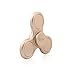 Uharbour ElitePro Fidgets Toy Spinner and Funny Anti Stress Hand Tri-Spinner,Luxury Gold ,Mute Bearing,Perfect for Autism and ADHD Kids.