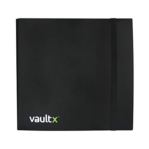 Vault X Binder - 12 Pocket Trading Card Album Folder - 480 Side Loading Pocket Binder for TCG (Black) (Standard) - Thumbnail 4