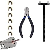 CLDURHGE Bow String Nocking Points Pliers Strings Knock Set T Shape Bow Square Ruler Nocking Buckle Pliers Recurve Bow Turnin
