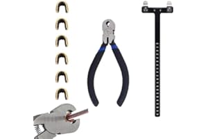 CLDURHGE Bow String Nocking Points Pliers Strings Knock Set T Shape Bow Square Ruler Nocking Buckle Pliers Recurve Bow Turnin