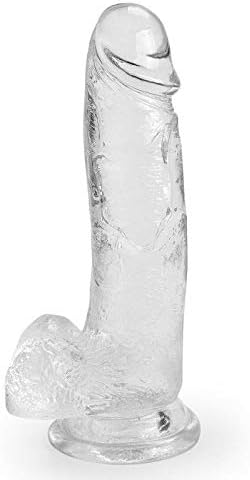 Jelly Clear Realistic 8 Inches G Spõ'T Clî'T