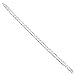 6.5mm 925 Sterling Silver Figaro Link Italian Crafted Nickel Free Chain + Bonus Polishing Cloth