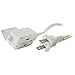 AXIS 45507 12-Feet 3-Outlet White Indoor Extension Cord