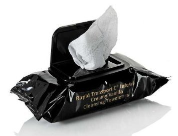 Signature Club a By Adrienne Rapid Transport C Infused Creamy Vanilla Cleansing Towelettes