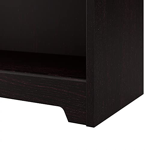 Bush Furniture Cabot 5 Shelf Bookcase, Espresso Oak Pricepulse