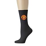 LLINB2YT Manchester United Crew Socks,Moisture Wicking Cotton Socks,Performance Cushion Crew Socks for Men,Women