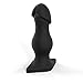 Double Bump Anal Plug by Lynk Pleasure Products (Black, 6.5'') - Anal Sex Toy for Men and Women - Thick Butt Plug with Realistic Tip and Bubble Shaft - Made for Maximum Comfort and Easy Penetration