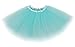 YoungLove Women 3 Layered Tulle Ballerina Running Tutu Skirt, Teal Green