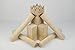 Kubb Empire Tournament Size Hardwood Kubb Yard Game Set Regulation Size with Backpack, Instruction Card, and Bottle Opener