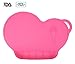 Jonhen Kids Silicone Placemat Slip Resistant Baby Toddler Plate Table Mat Portable BPA FREE (Rose red)