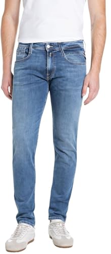 Replay Vaqueros para Hombre Anbass, Azul Medio 009 (Azul), 31 W/34 L
