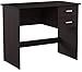 OneSpace Adina 2-Drawer Desk, Small Writing Desk with Drawers, Espresso