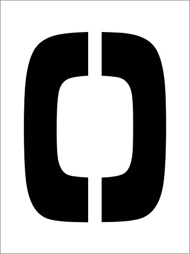 National Marker Corp. PMC12-0 Stencil, Number 0, 12 Inch