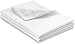 Luxury Twin XL Flat Sheet - 100% Egyptian Cotton 600 Thread Count, Size 70 x 102 Inch, in White Plain Color, Soft & Heavy Thread Count, Bretheble Fabric