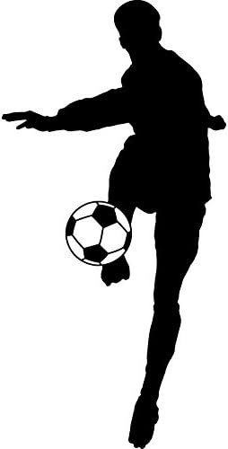 Ambiance-Live ROS-footbaler1 Football Wall Sticker 115 x 45 cm Black, 115 x 45cm - Image 4