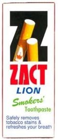 mini Zact lion - Smokers Fighter Toothpaste white teeth 90 g