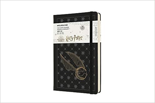 Moleskine 2021 2022 Harry Potter Daily Planner 18m Large Black Hard Cover 5 X 8 25 Moleskine Amazon In Office Products Snitch List 2022