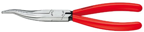 Knipex 3831200 long nose pliers without cutter, s shape…