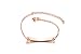 VNOX Customize Friendship Bridesmaid Couple Jewelry-Set for 2/3/4/5 Stainless Steel Coordinates Thin Bar Bracelet for Women Girls Daughter Bestie Christmas Gift