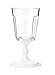 Kikkerland Stacking Wine Glass, White, Set of 2