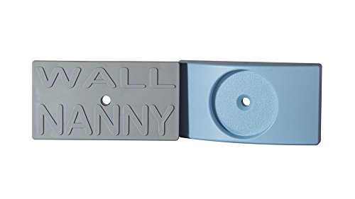 Wall Nanny (4 Pack - Made in USA) Indoor Baby Gate Wall Protector - No Safety Hazard on Bottom Spindles - Small Saver Pad Saves Trim & Paint - Best Dog Pet Child Walk Thru Pressure Gates Guard (Blue) - Thumbnail 2