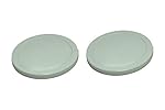 Set of 2 - 3-1/4" Dynamo Quiet White Air Hockey Pucks