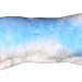Gbell 60ml/2oz Flaky Clouds Mud Mixing Cloud Slime- Scented Stress Fluffy Putty Kids Clay Toy Gifts (White& Blue 2 oz)