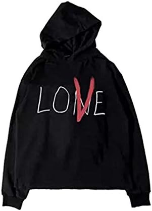 Vlone Valentine's Day Limited, Vlone Love Printed Sweater Hoodie Couple Limited