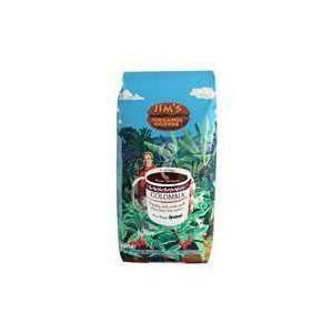 Jims Organic Coffee Whole Bean Colombian Coffee, 12 Ounce - 6 per case.