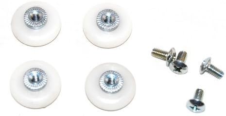 Sliding Tub and Shower Door Replacement Rollers 4 Pack by Ultra Hardware