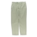 Calvin Klein Mens Flat Front Straight Leg Dress Pants