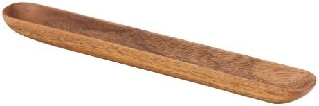 Pacific Merchants Acaciaware 16- by 2- by 1.5-Inch Acacia Wood Olive Serving Tray by Pacific Merchants Trading