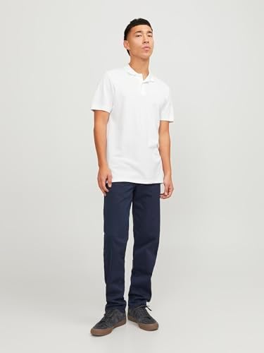 Homme Jjebasic Noos Polo, Blanc, L EU
