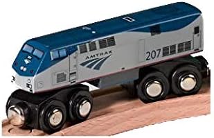 amtrak wooden railway trains