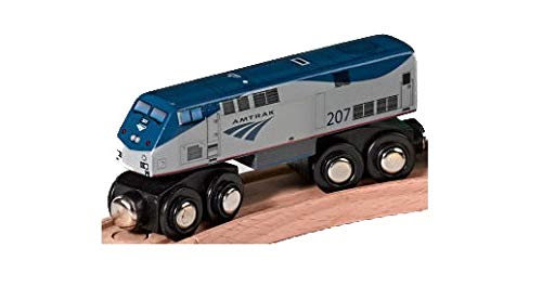 amtrak wooden railway trains